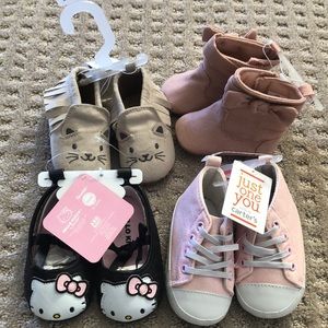 Bundle of adorable baby girl shoes!!